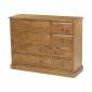 Country Pine 9 Drawer Chest of Drawers