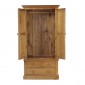 Country Pine Gents Double Wardrobe