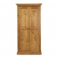 Country Pine Full Hanging Double Wardrobe