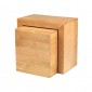 Cuba Oak Cube Nest of Tables