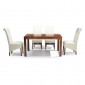 Cuba Sheesham 140 cm Dining Table and 4 Chairs
