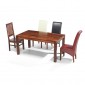 Cuba Sheesham 140 cm Dining Table and 4 Chairs