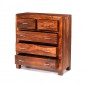 Cuba Sheesham 2 Over 3 Chest of Drawers