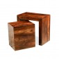 Cuba Sheesham Cube Nest of Tables