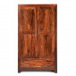 Cuba Sheesham Gents Double Wardrobe