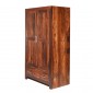 Cuba Sheesham Gents Double Wardrobe