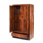 Cuba Sheesham Gents Double Wardrobe