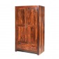 Cuba Sheesham Gents Double Wardrobe