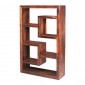 Cuba Sheesham Geometric Bookcase