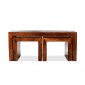 Cuba Sheesham Long John Coffee Table