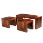 Cuba Sheesham Long John Coffee Table