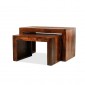 Cuba Sheesham Nest of 2 Tables