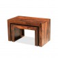 Cuba Sheesham Nest of 2 Tables