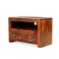 Cuba Sheesham Square TV Stand