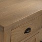 Howland Rough Sawn Oak Coffee Table With Drawers