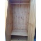 Chunky Pine Ladies Double Wardrobe