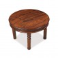 Jali Sheesham 70 cm Round Thakat Coffee Table