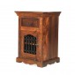 Jali Sheesham Bedside Cabinet - Left