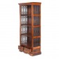 Jali Sheesham Tall Square Bookcase