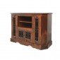 Jali Sheesham Corner TV Cabinet