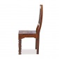 Jali Sheesham Low Back Ironwork Dining Chairs