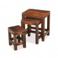 Jali Sheesham Nest of 3 Tables