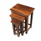 Jali Sheesham Chunky Nest of 3 Tables