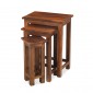 Jali Sheesham Chunky Nest of 3 Tables