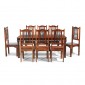 Jali Sheesham 180 cm Thakat Dining Table and 8 Chairs 