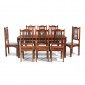 Jali Sheesham 200 cm Thakat Dining Table and 8 Chairs 