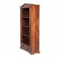 Jali Sheesham Tall Bookcase with Drawer