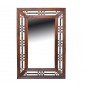 Jali Sheesham Rectangular Mirror