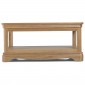 Loraine Natural Oak Living & Dining Coffee Table With Shelve