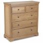 Loraine Natural Oak Bedroom 2 Over 3 Chest