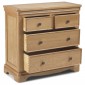 Loraine Natural Oak Bedroom 2 Over 2 Chest
