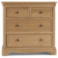 Loraine Natural Oak Bedroom 2 Over 2 Chest