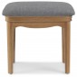 Loraine Natural Oak Bedroom Stool