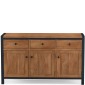 Industrial Acacia Large Sideboard