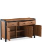 Industrial Acacia Large Sideboard