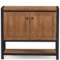 Industrial Acacia 2 Door Cabinet