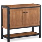 Industrial Acacia 2 Door Cabinet