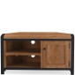 Industrial Acacia Corner TV Unit