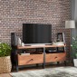 Industrial Acacia TV / Media Unit With Drawers