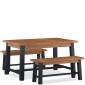 Industrial Acacia Dining Table