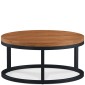 Industrial Acacia Coffee Table