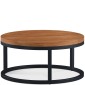 Industrial Acacia Coffee Table