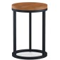 Industrial Acacia Circular Nest Of 2 Tables