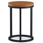 Industrial Acacia Circular Nest Of 2 Tables