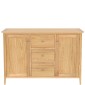 Saxbie Oak Large 2 Door 3 Drawer Sideboard