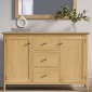 Saxbie Oak Large 2 Door 3 Drawer Sideboard